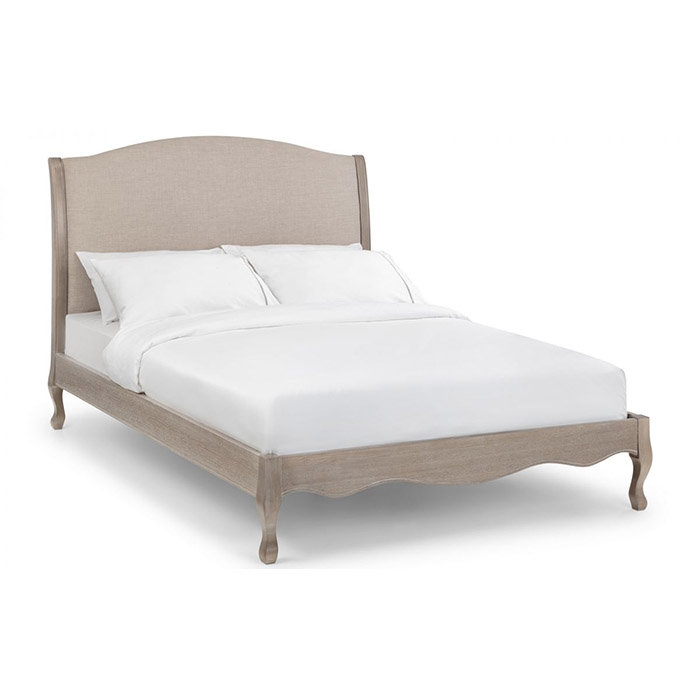 Camille Oak Bed Super King - Click Image to Close